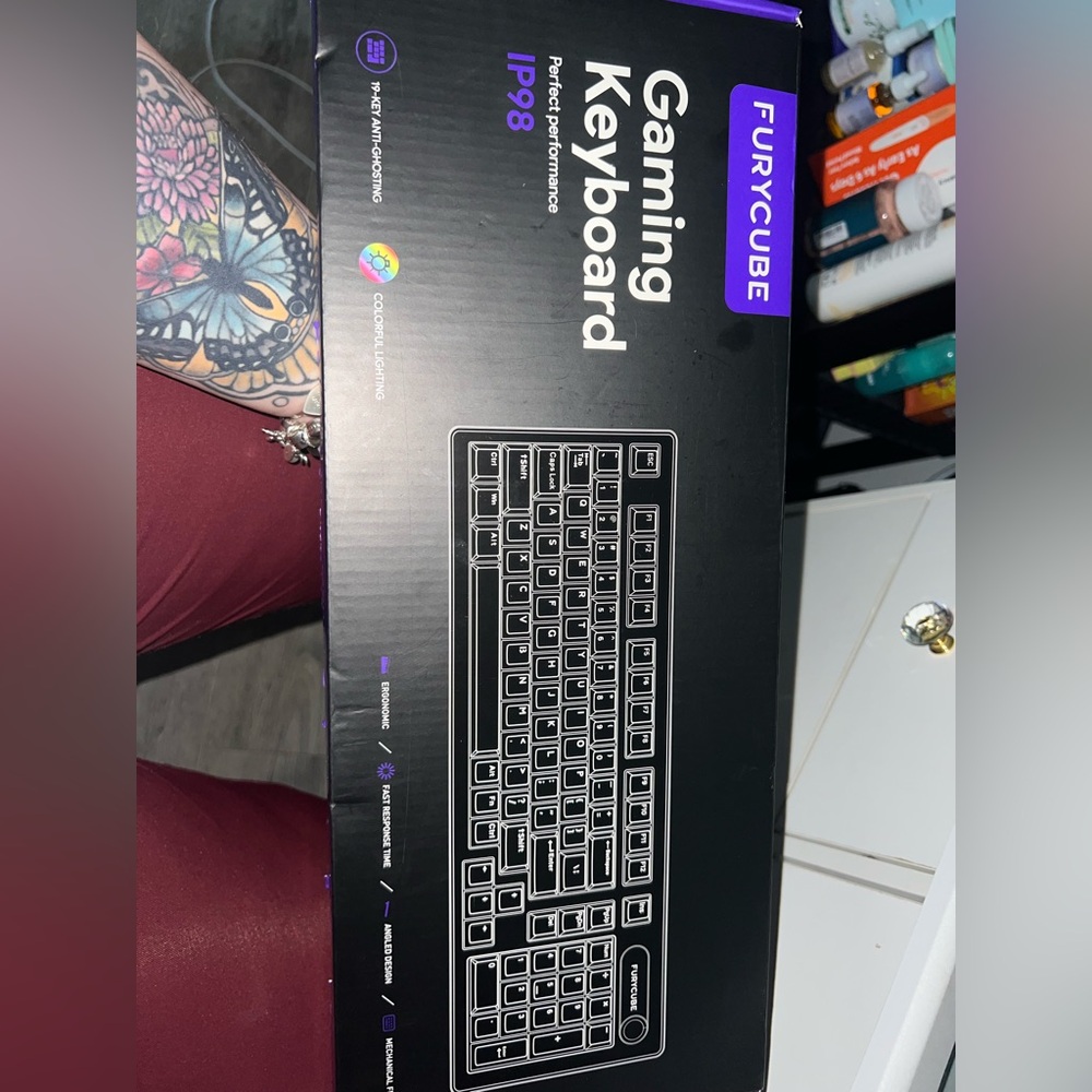 Furycube LED keyboard